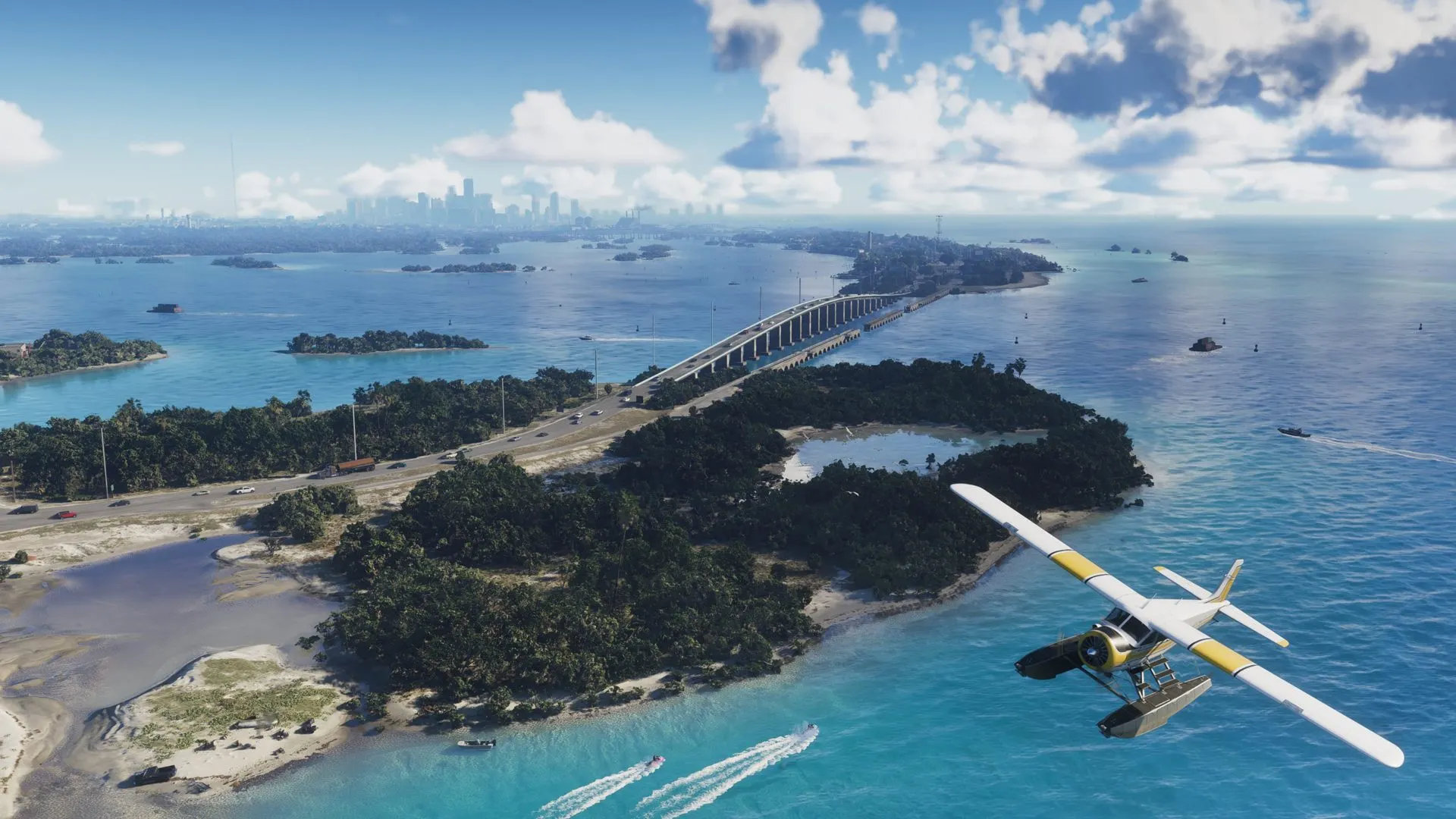 The Leonida Keys islands seen from above in GTA 6